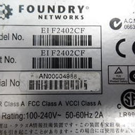 PR19876_EIF2402CF_Foundry Networks EIF2402CF Edgelron Network Hub - Image8