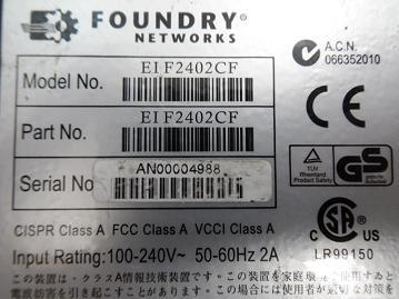 PR19876_EIF2402CF_Foundry Networks EIF2402CF Edgelron Network Hub - Image8