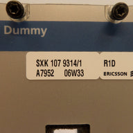 Ericsson SXK 107 9314/1 Dummy PSU Card ( SXK 107 9314/1 R1D ) USED