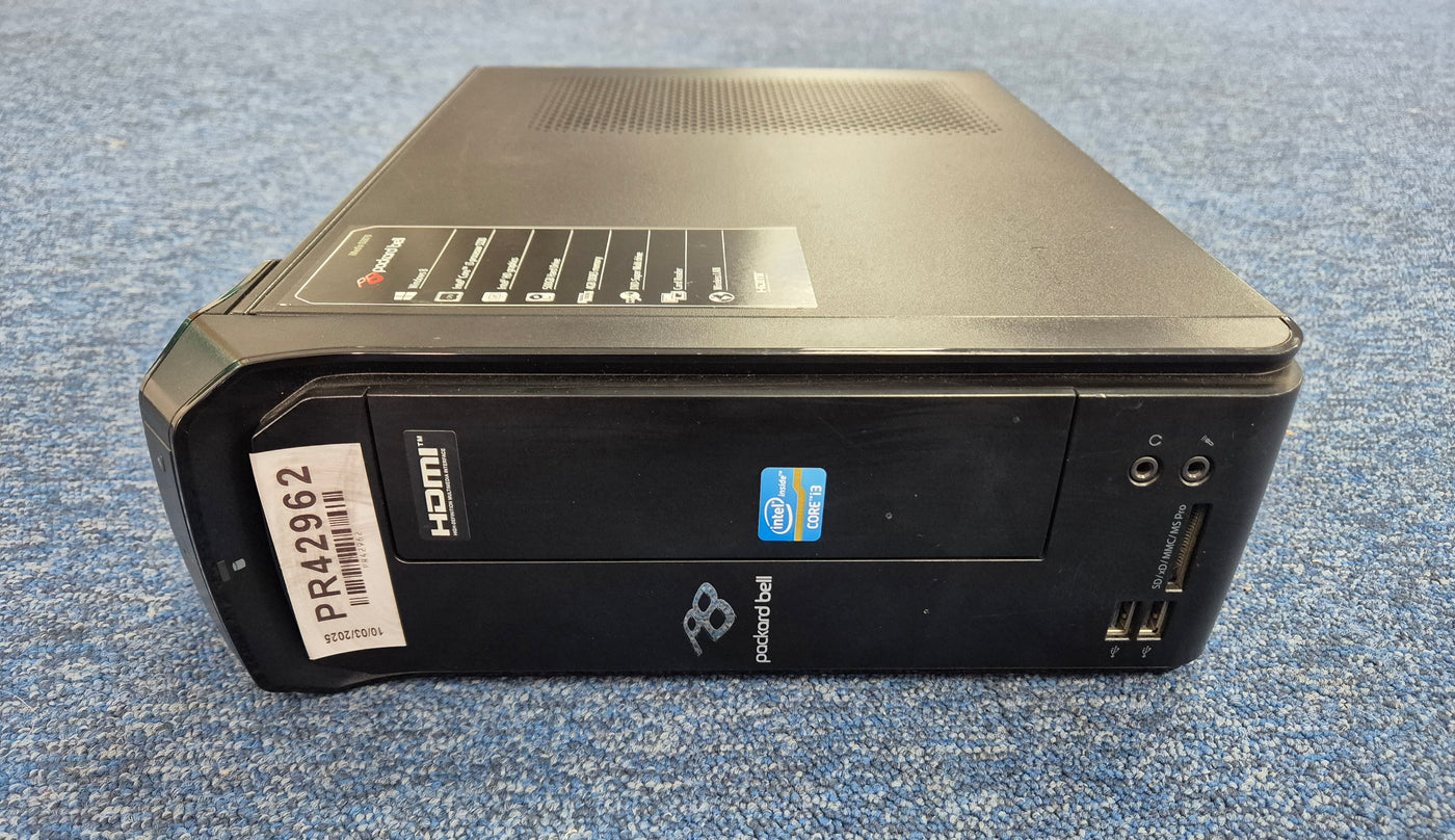 Packard Bell iMedia S2870 500GB HDD DVD 8GB RAM i3-3220 3.3GHz Win10 PC ( iMdS2870_Hc ) USED