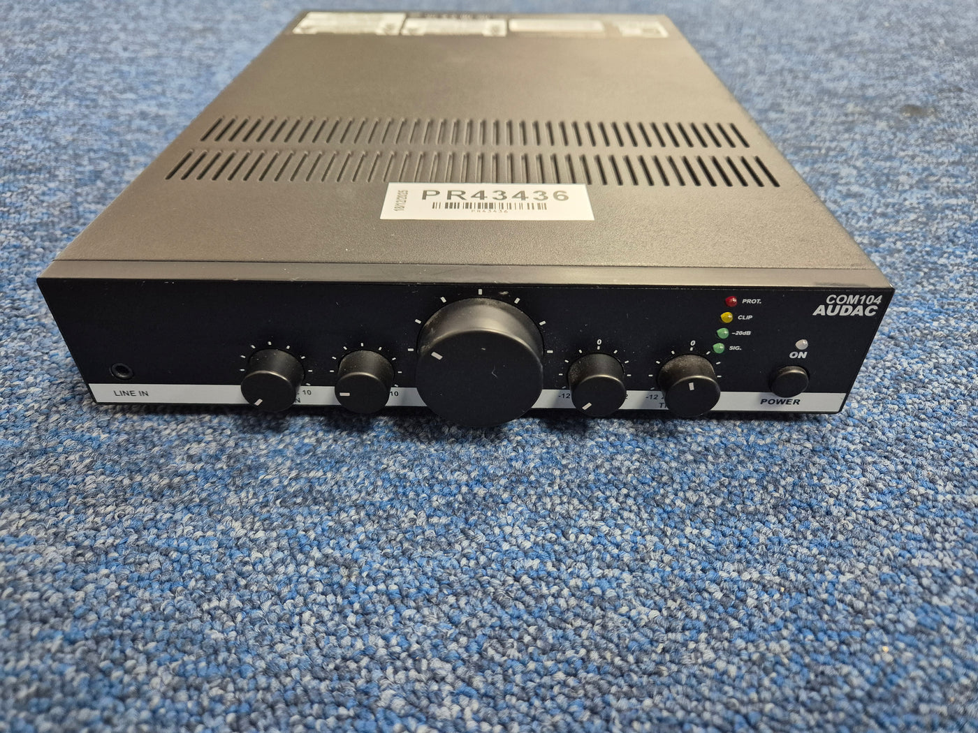Audac Public Address Mixing Amplifier 70V/100V/4Ohm ( COM104 ) USED