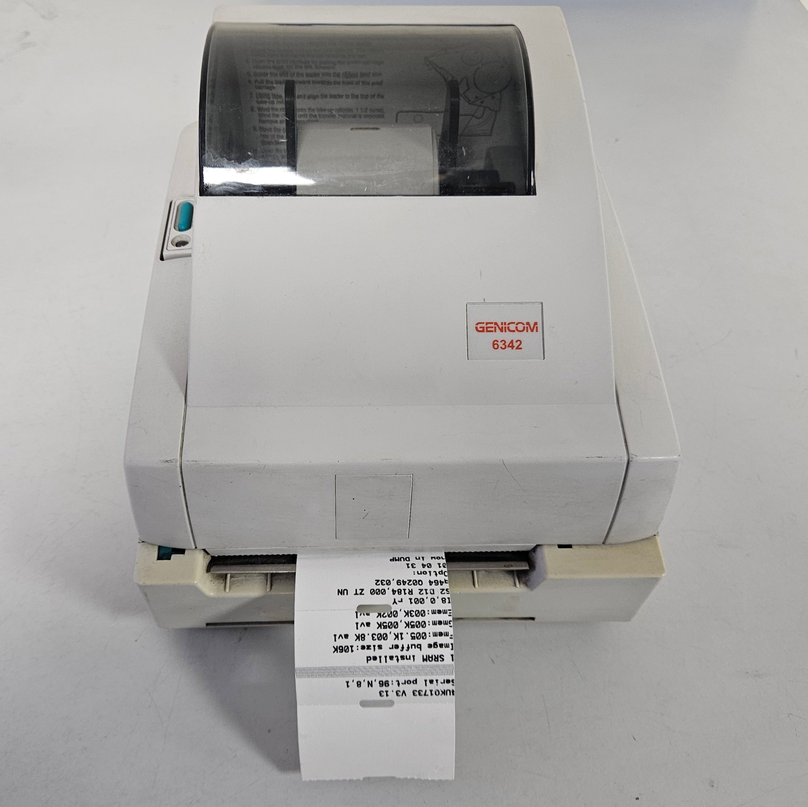 Genicom 6342 Thermal Barcode Label Printer NO PSU w/KDU ( 3P6342AB000A2 ) USED