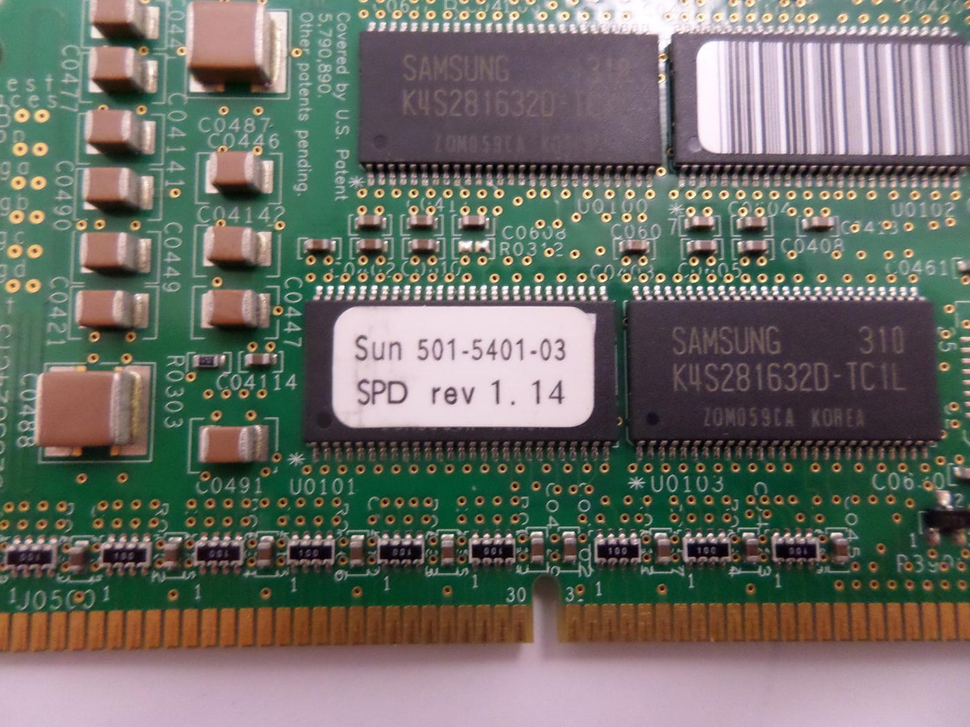 PR23077_M323S1724DT2-C1LS0_Samsung Sun 256MB PC100 100MHz 232-Pin DIMM - Image4