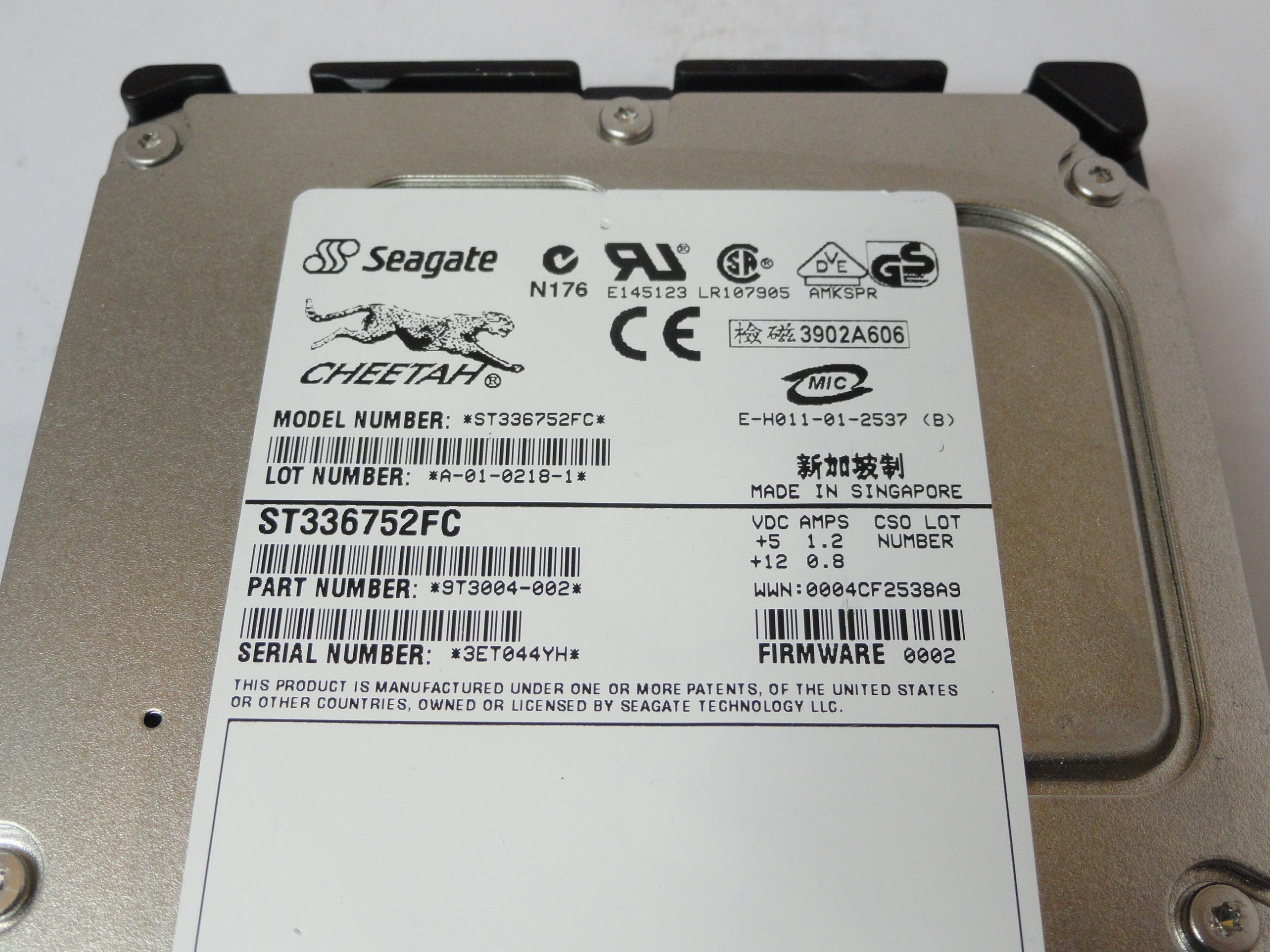 PR23170_9T3004-002_Seagate 36Gb Fibre Channel 15Krpm 3.5in HDD - Image2