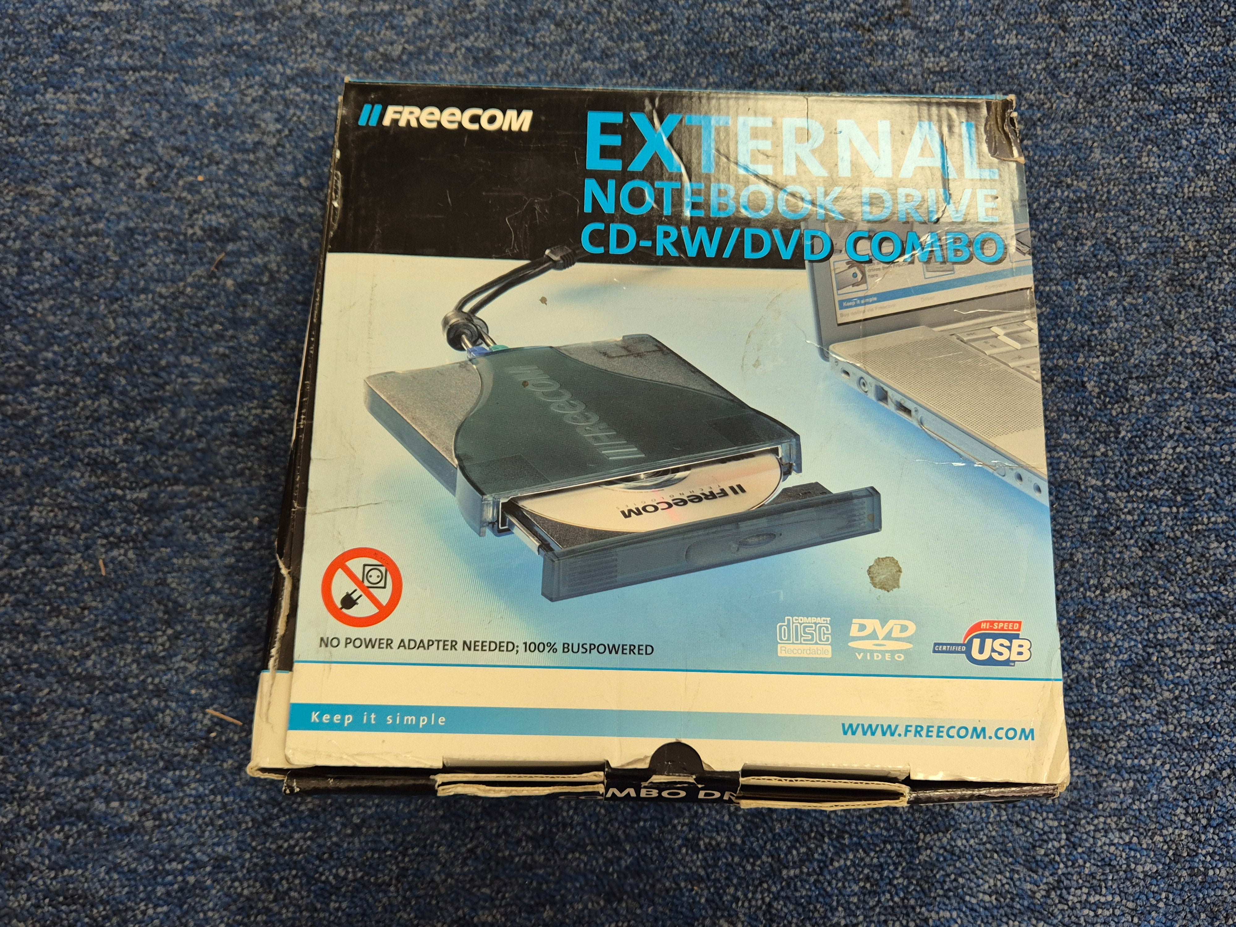 Freecom FS-5 External CD-RW/DVD Combo Drive ( 27824 ) NOB