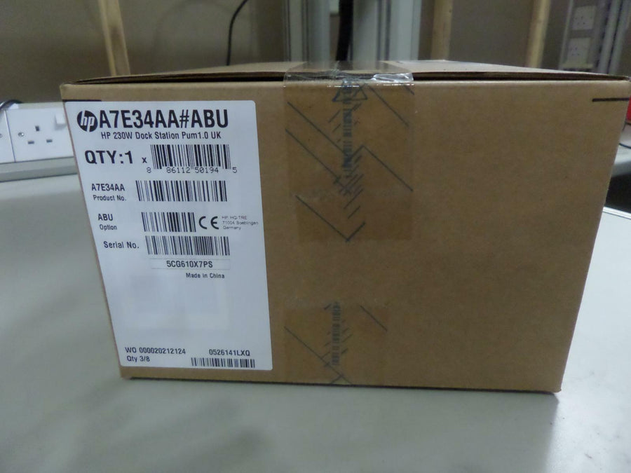 HP UltraSlim Docking Station 4 Port Black ( A7E34ET#ABU ) NEW