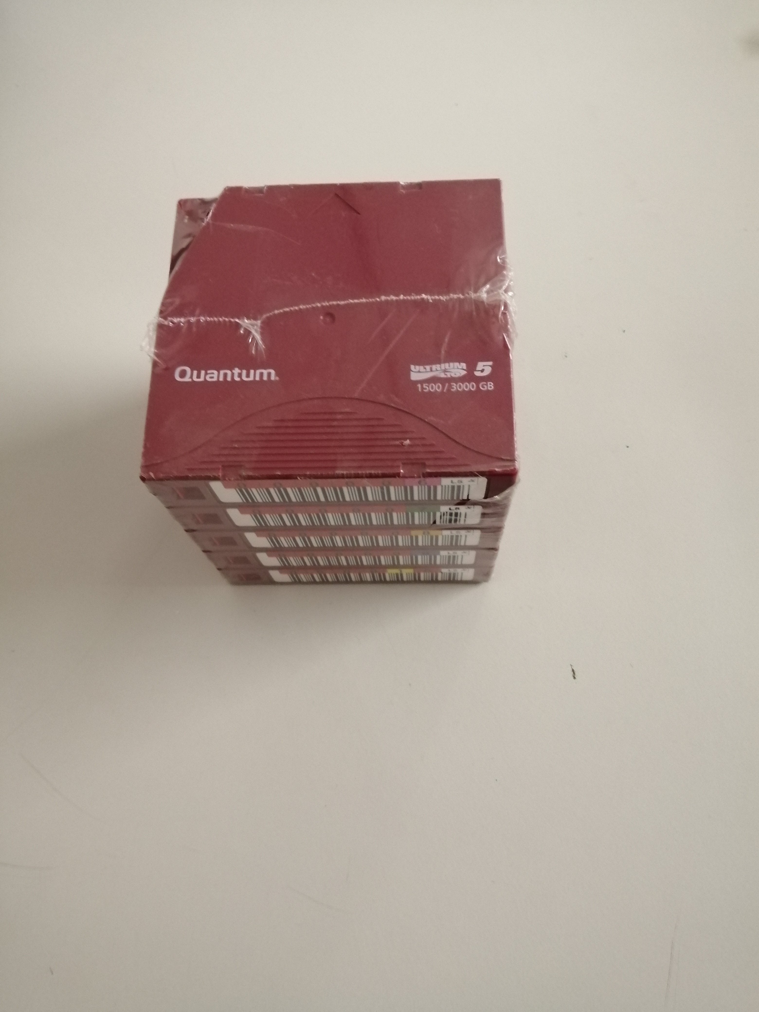 Quantum Ultrium LTO-5 Tape Cartridge SEALED PACK of 5 (MR-L5MQN-01 NEW)