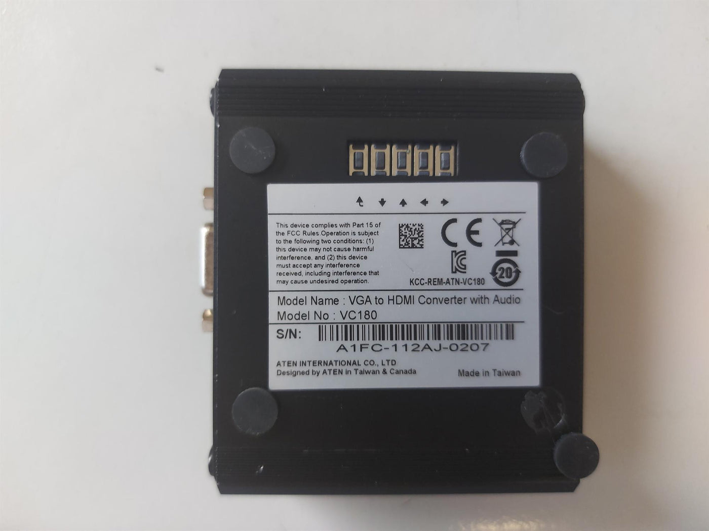 Aten VanCryst VGA to HDMI Converter with Audio (VC180)