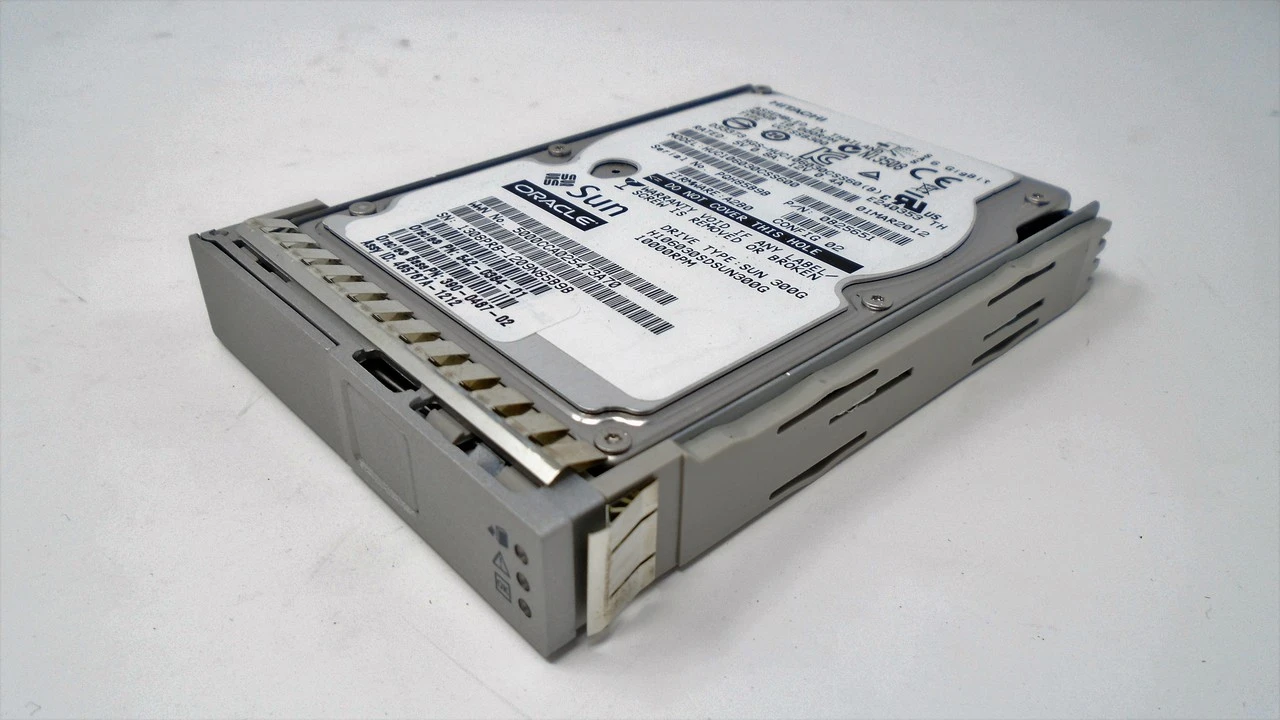 Hitachi Sun Oracle 300Gb SAS 10Krpm 2.5in HDD ( 0B25651 HUC106030CSS600 542-0384-01 390-0487-02 3900487-02 CF00542-0384 ) USED