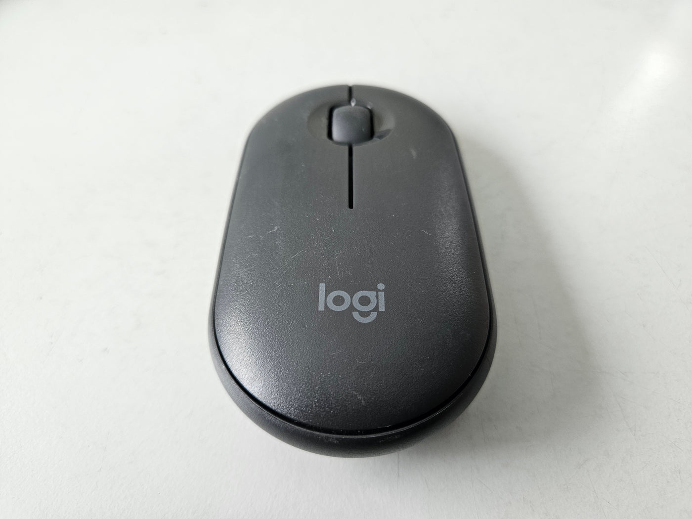 Logitech Pebble M350 Wireless Optical Mouse - graphite ( MR0075 ) USED