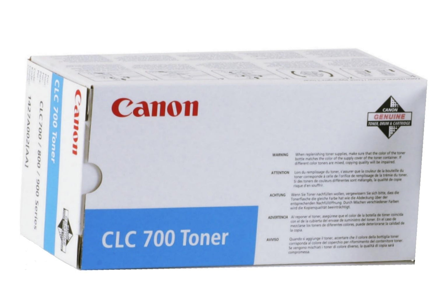 Canon CLC700/800/900 Cyan Toner Cartridge ( ‎1427A002 ) NEW OLD STOCK FINAL SALE