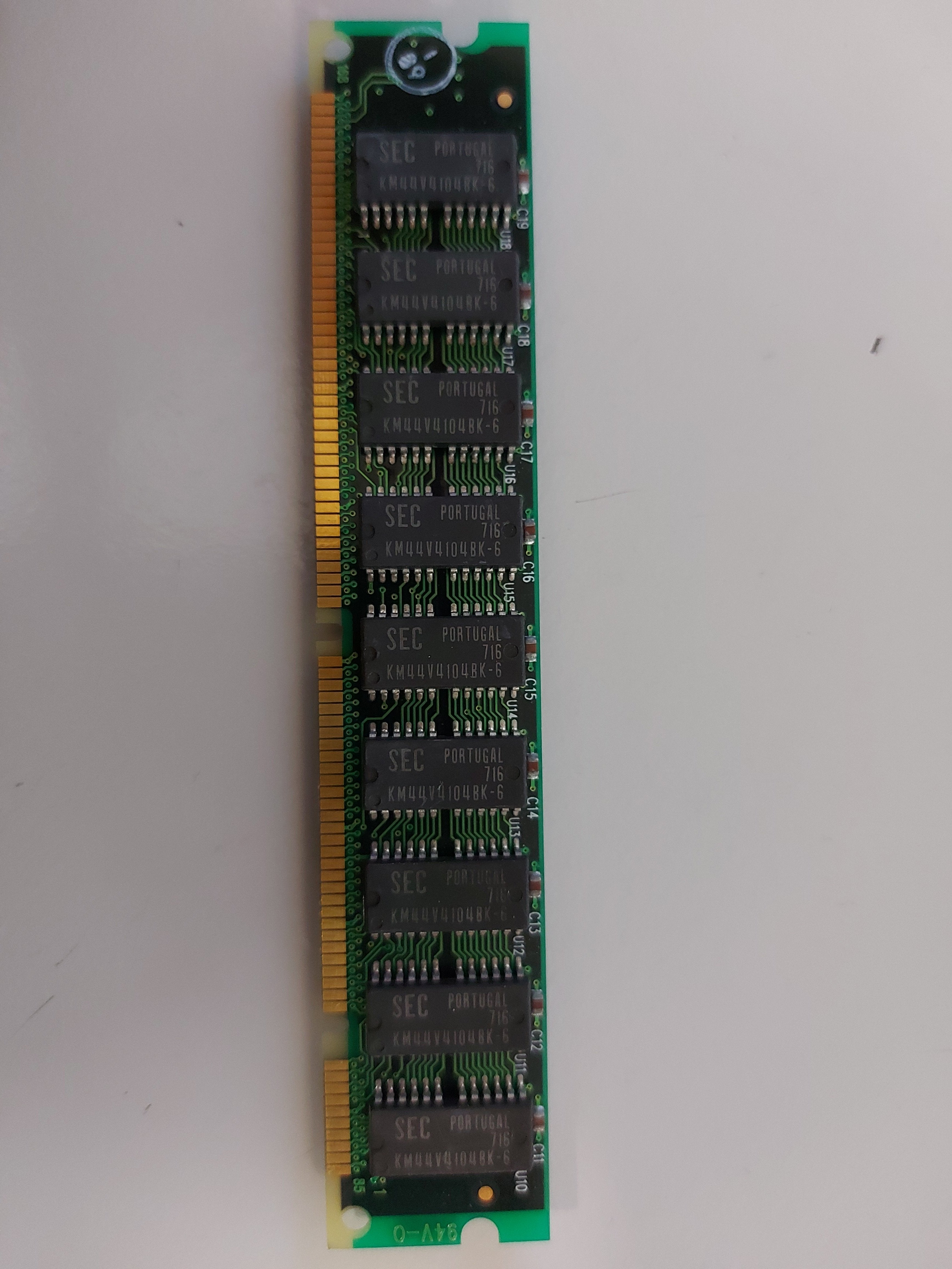 HP 32MB 168pin unbuffered ECC EDO DIMM memory module D4295A