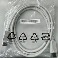 Bizlink 1.8m AWM Style White Displayport Cable ( E164571-KS ) NEW