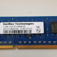 SanMax 512MB 1Rx8 SODIMM ( SMD-E51288N2G-6E ) REF