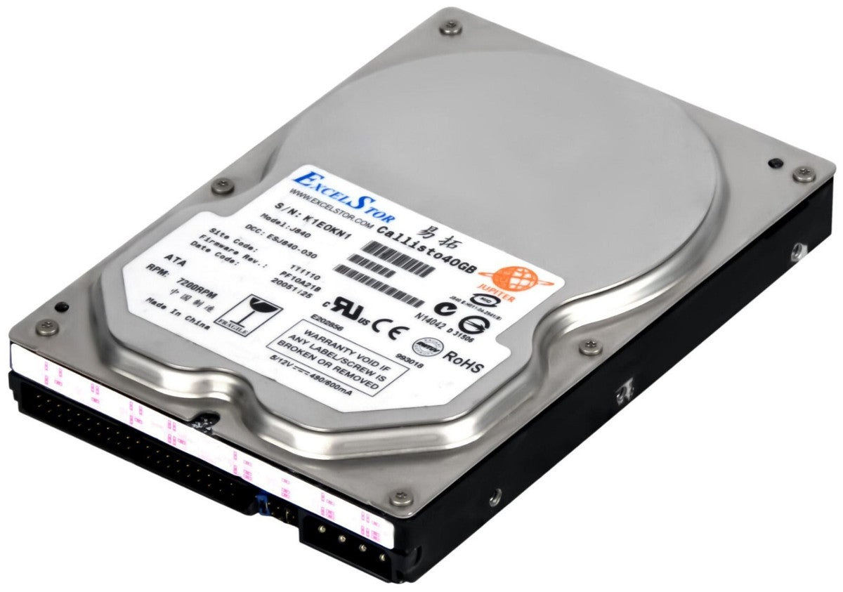 ExcelStor 40GB IDE 3.5in HDD ( J840 ) USED