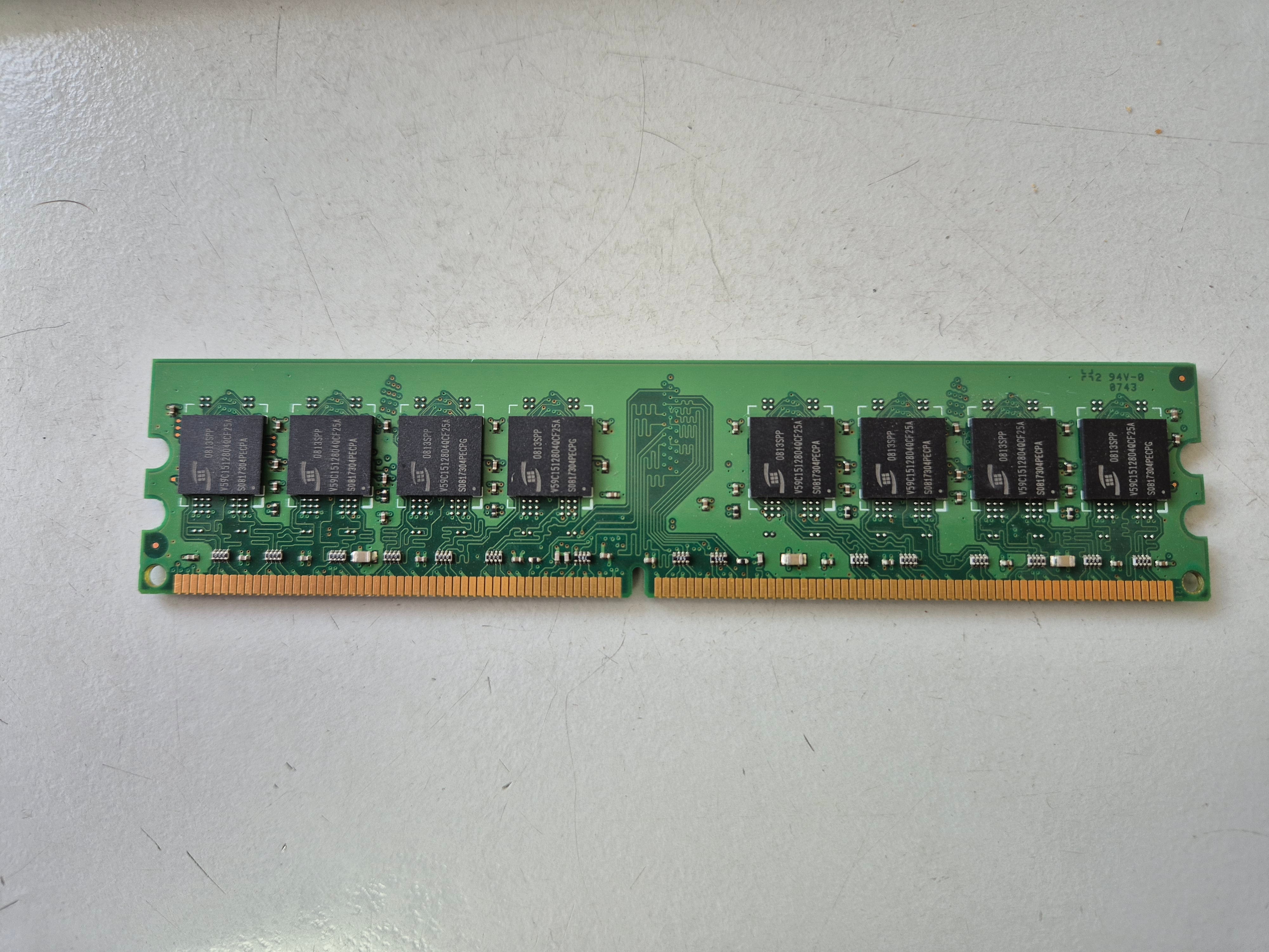 ProMOS Lenovo 1GB PC2-6400 DDR2-800MHz non-ECC Unbuffered CL6 240-Pin DIMM ( V916765K24QCFW-G6 41X1080 ) REF