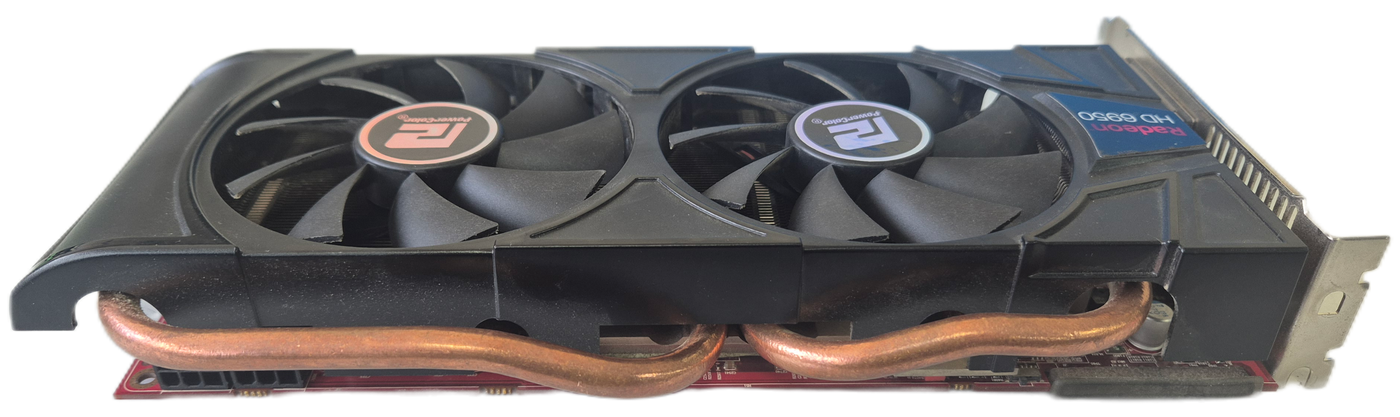 PowerColor Radeon HD 6950 2GB GDDR5 GPU ( AX6950 2GBD5-M2DH ) USED