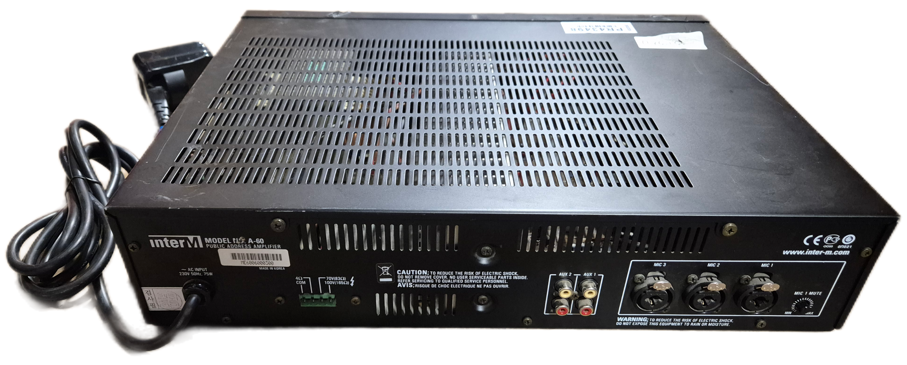 InterM A60 60W Public Address Amplifier ( NS A-60 ) USED