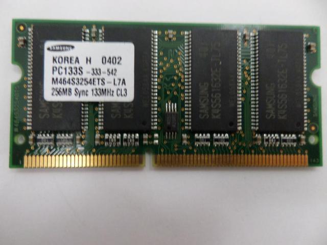 PR25204_M464S3254ETS-L7A_Samsung 256MB PC133 PC133MHz 144 Pin SoDimm - Image2