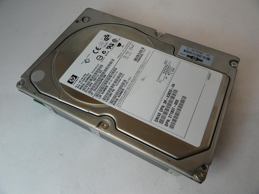 9V4006-042 - Seagate HP 36.4Gb SCSI 80 Pin 10Krpm 3.5in HDD - USED