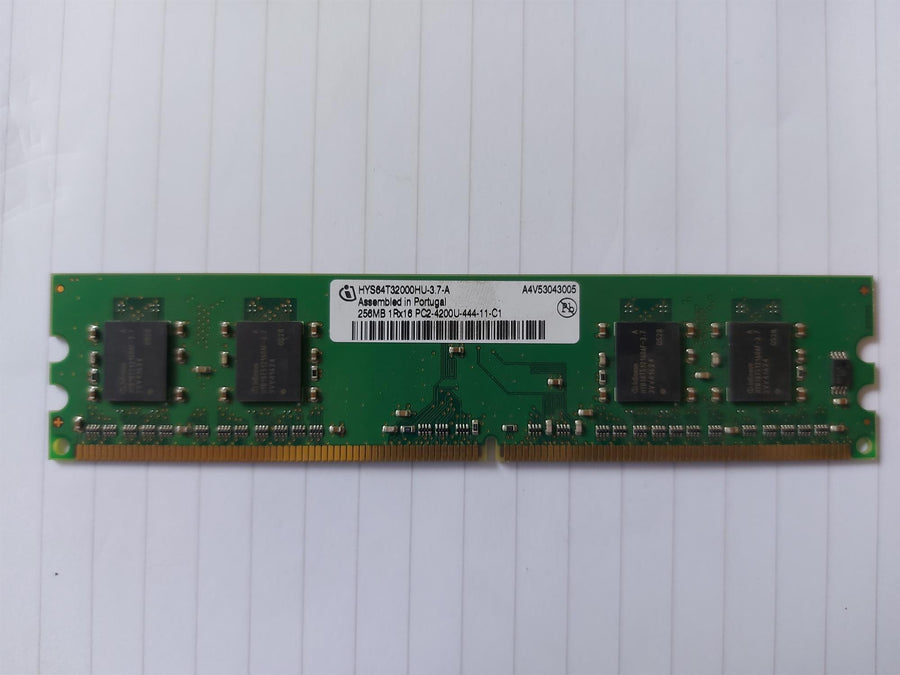 Infineon HP 256MB PC2-4200 533MHz 240pin DDR2 SDRAM DIMM Memory Module (HYS64t32000HU-3.7-A 355949-051)