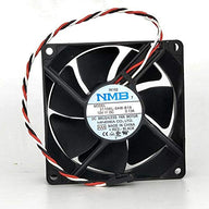 NMB Minebea 12V DC Brushless Server Cooling Fan 80x80x25mm 0.13A ( 3110KL-04W-B19 ) USED
