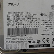 PR12073_CA01776-B33600SE_Fujitsu 9.1GB SCSI 68Pin 3.5" HDD - Image2