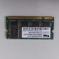 ProMOS IBM 256MB PC2700 DDR nonECC CL2.5 200P SoDimm V826632B24SATG-C0 31P9831