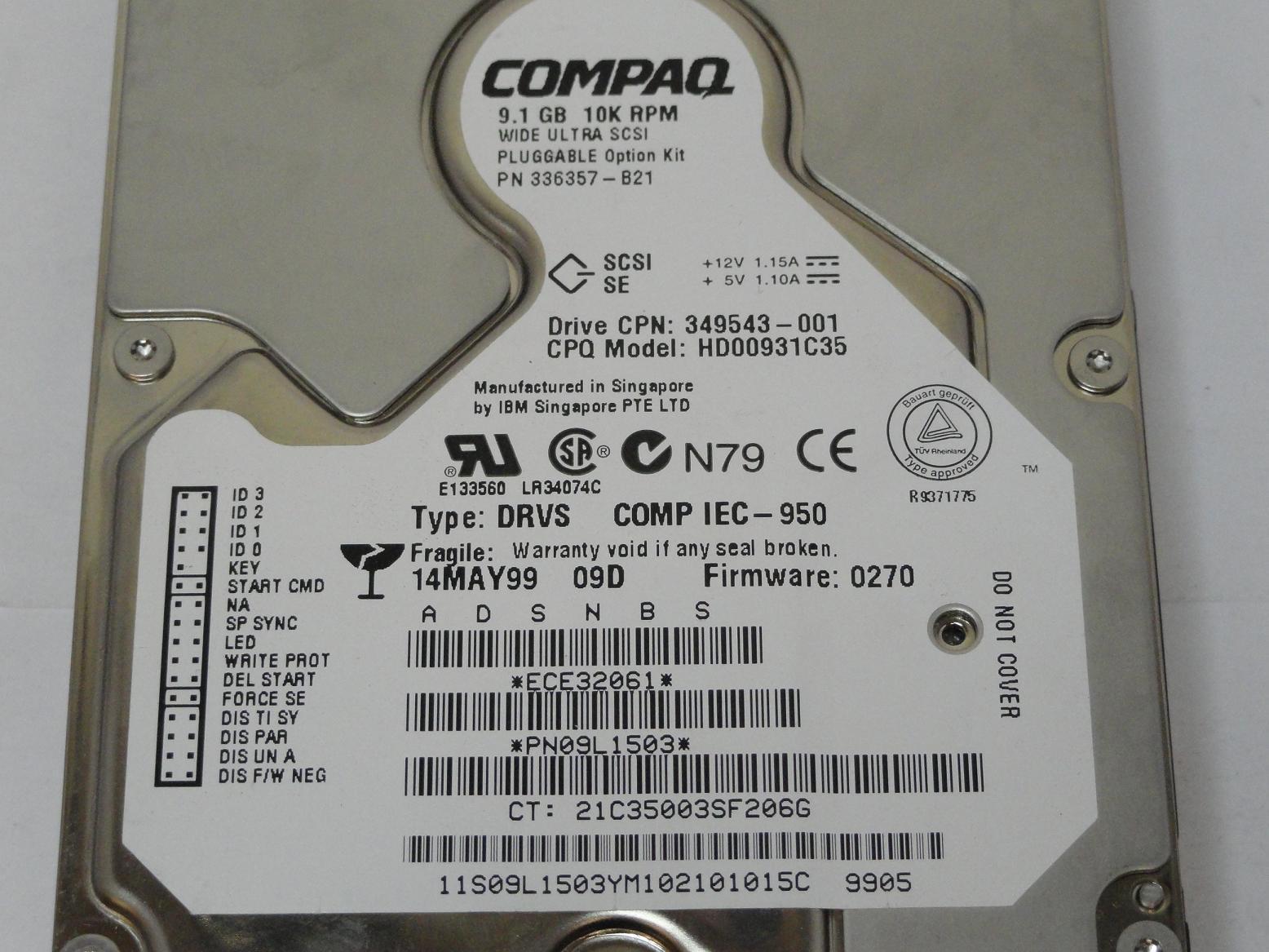 MC3692_09L1503_9.1GB 80P SCSI SCA HDD - Image3