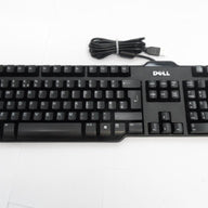 Dell USB QWERTY 105 Key Black Keyboard ( 0DJ329 SK-8115 ) USED