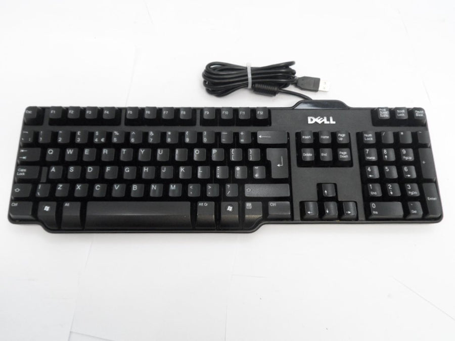 Dell USB QWERTY 105 Key Black Keyboard ( 0DJ329 SK-8115 ) USED