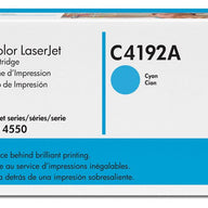HP Cyan Toner Cartridge ( C4192A 6850014636379 ) NEW OLD STOCK FINAL SALE
