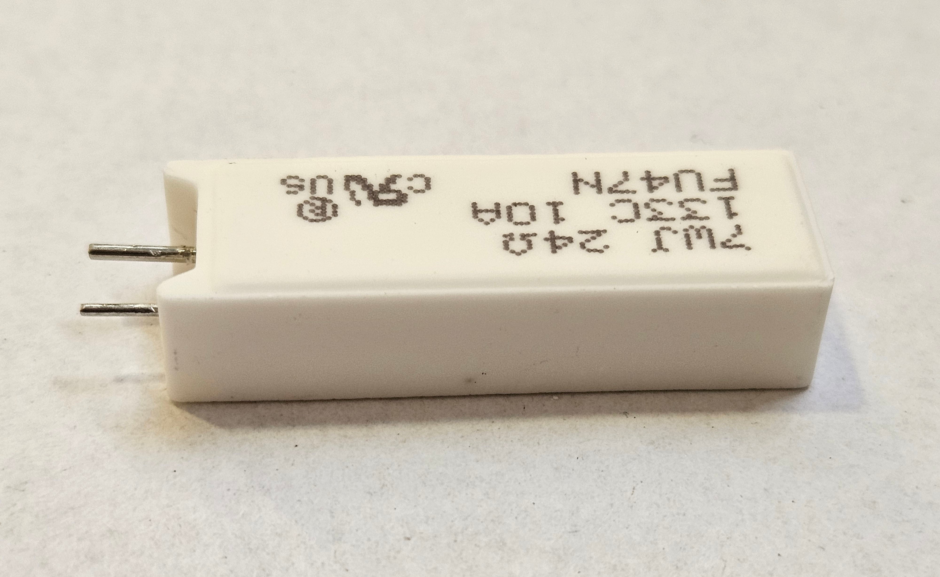 Futaba ceramic core wire wound thermal fuse - Built in resistance 24R 5% ( RFT07 240HM RFT07J24R0T133NH ) NEW