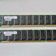 IBM 512MB Kit (2 X 256MB) SDRAM-100MHz PC100 Unbuffered ECC 200 Pin DIMM Server Memory ( 09P0544 ) REF