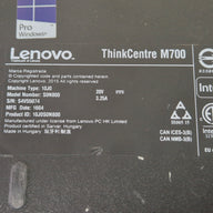 Lenovo ThinkCentre M700 240GB SSD 8GB RAM i5-6500T 2.5GHz NO OS ( 10J0-S0N800 ) USED