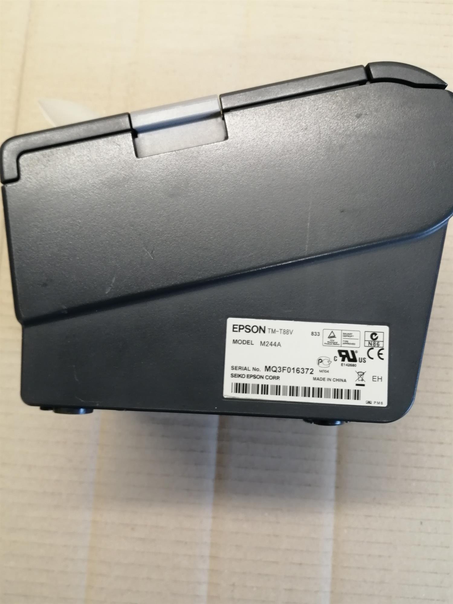 EPSON M244A THERMAL RECEIPT PRINTER USB AND CENTRONIC PORTS ( M244A TM-T88V  REF )