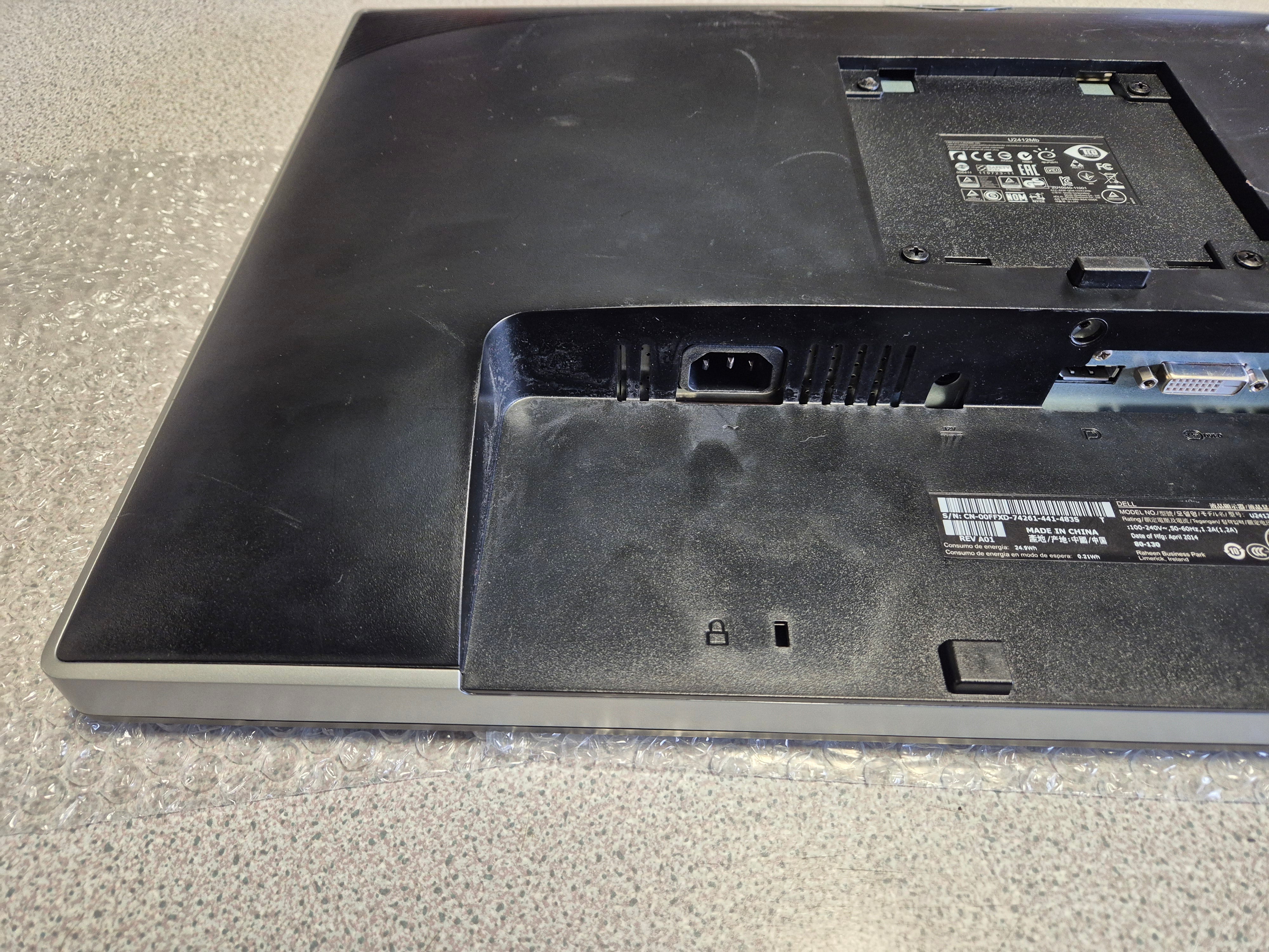 Dell U2412Mb 24in UltraSharp IPS Monitor ONLY NO STAND ( 0FFXD ) USED