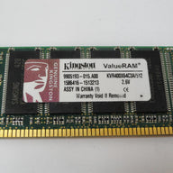 Kingston 512MB PC3200 DDR-400MHz DIMM RAM ( 9905193-015.A00 KVR400X64C3A/512 ) REF