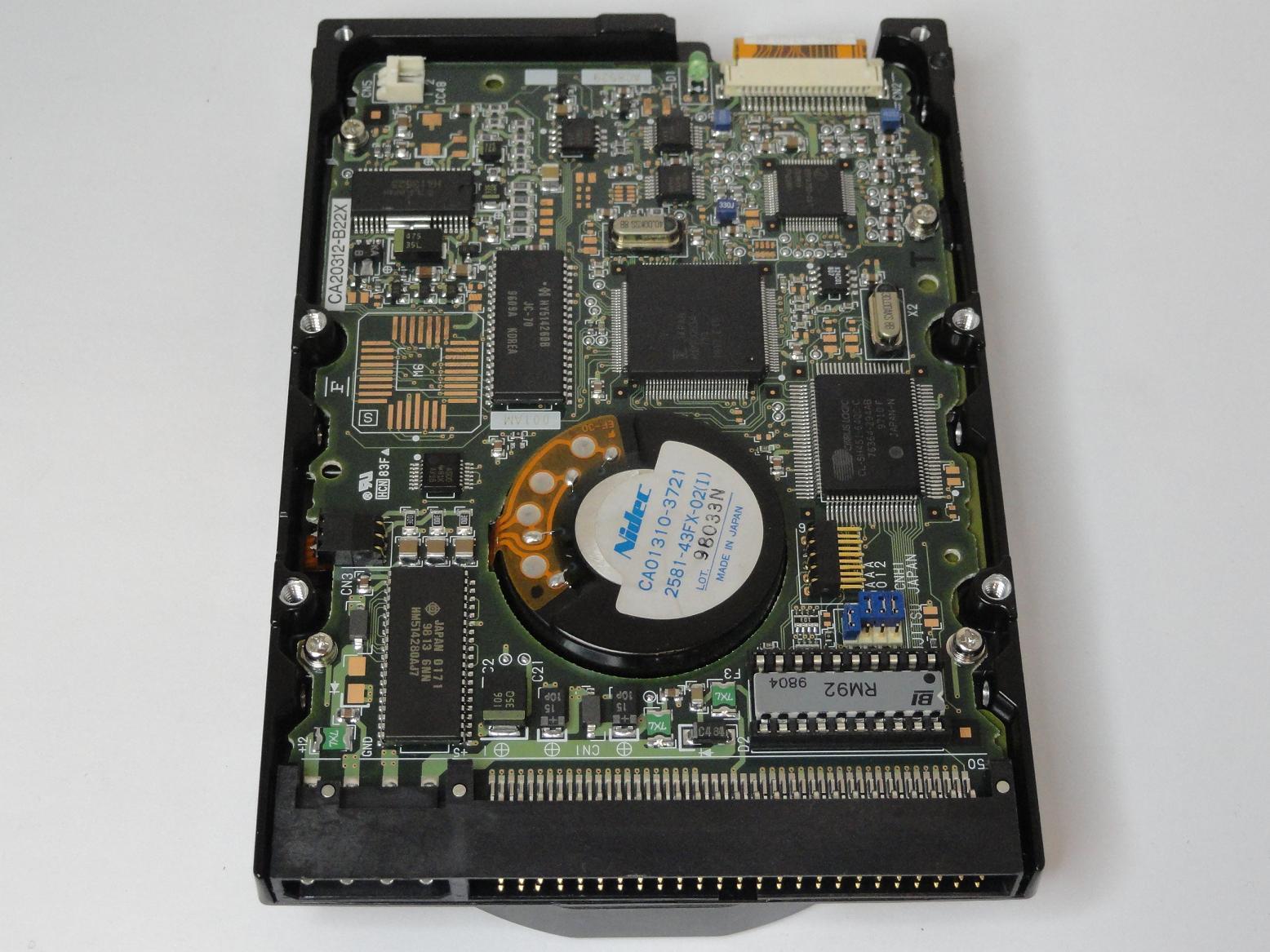 PR25200_CA01310-B161_Fujitsu 1GB SCSI 50 Pin 5400rpm 3.5in HDD - Image2