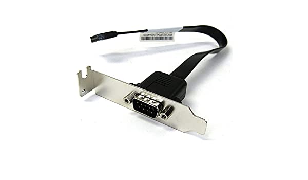 IBM Lenovo Low Profile RS232 Serial Port Panel and Cable 300mm Black (03T8154)