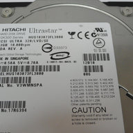 17R6394 - Hitachi 73Gb SCSI 80 Pin 10Krpm 3.5in HDD - USED