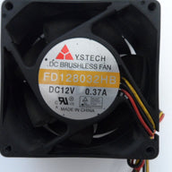 PR18804_FD128032HB_YS Tech FD128032HB 80mm x 80mm DC12V Fan - Image2