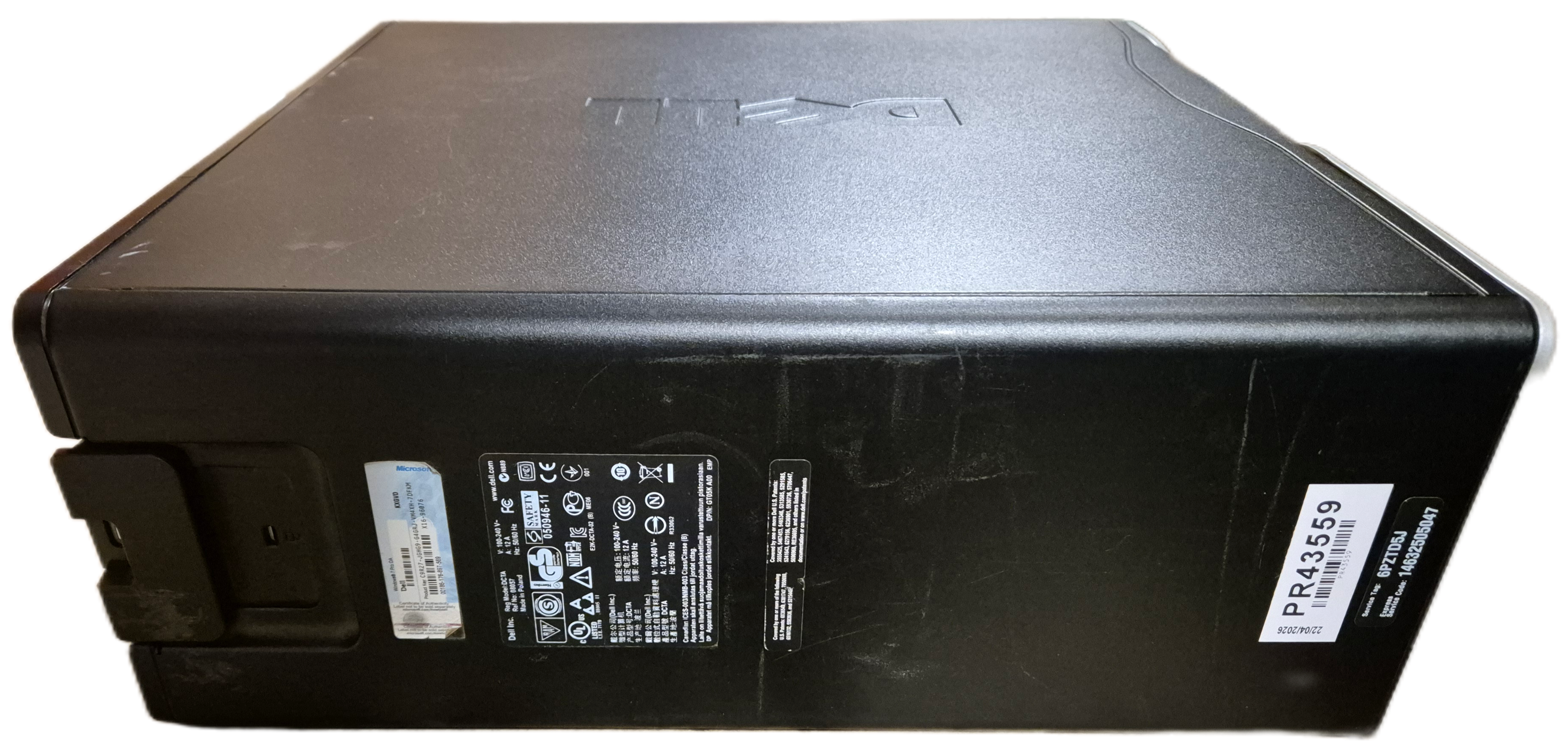 Dell Precision T5500 Xeon X5690 3.47GHz 300GB HDD 24GB RAM DVD NO OS Win7Pro COA present USED