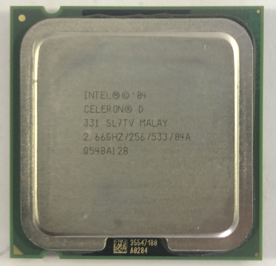 Intel Celeron D 331 2.66GHz LGA775 CPU ( SL7TV ) USED