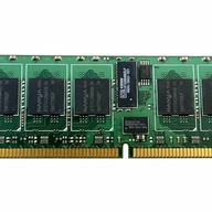 Nanya 1GB PC2-3200 DDR2-400 CL3 ECC Reg RAM ( NT1GT72U4PA0BU-5A ) REF