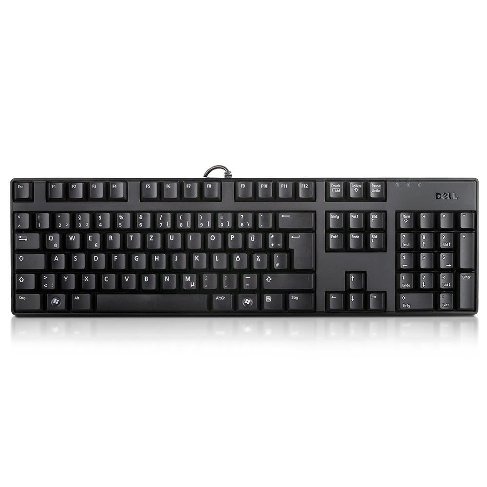 Dell KB-1421 Slimline Black UK USB Keyboard ( 0M377H ) NEW