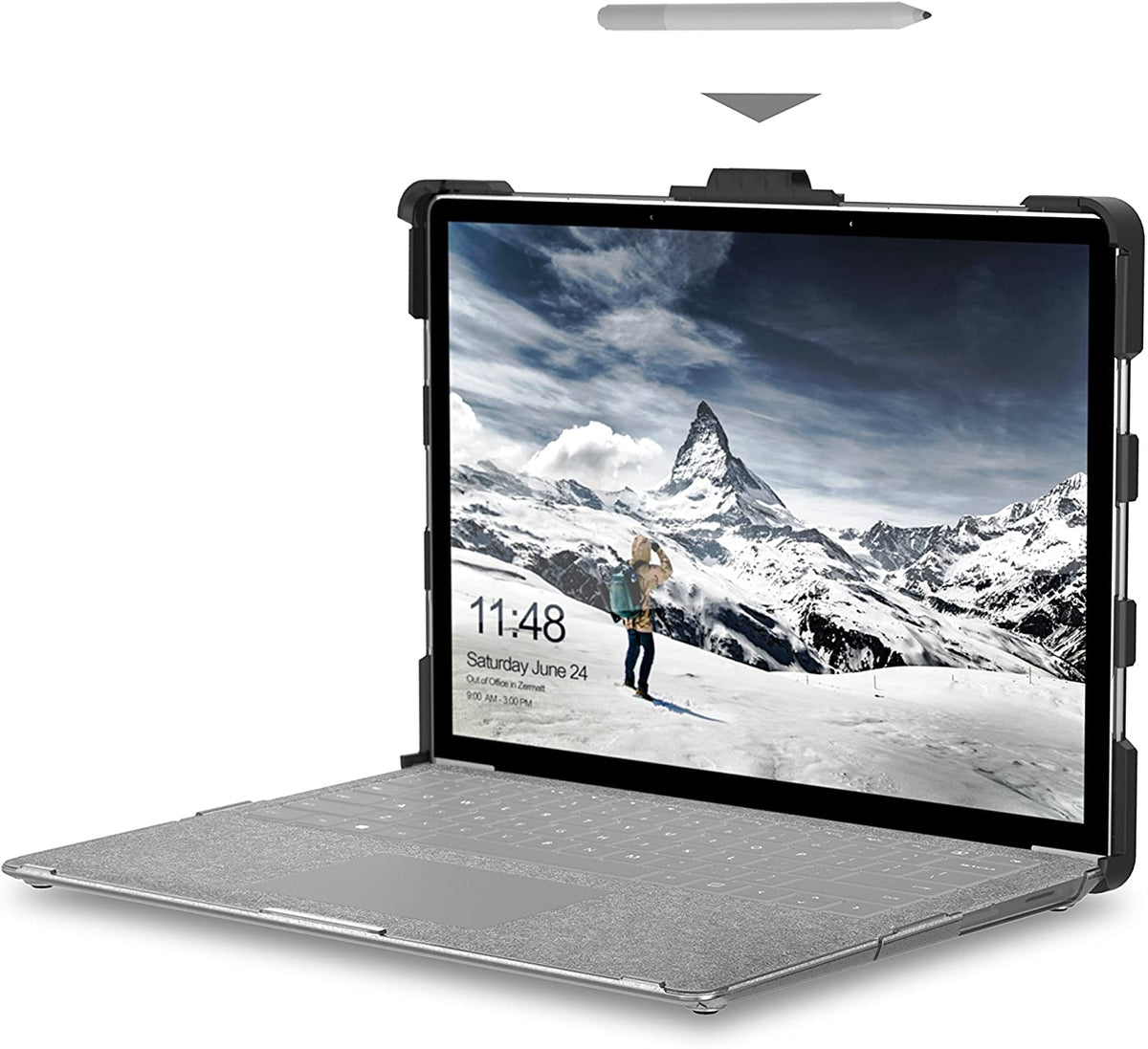 UAG Plasma Series Microsoft Surface Book 3, 2, 1, & Performance Base Case (new S) For a 13.5" display.