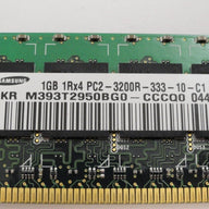 M393T2950BG0-CCCQ0 - Samsung 1GB 240p PC2-3200 CL3 18c 128x4 DDR2-400 1Rx4 1.8V ECC Registered DIMM - Refurbished