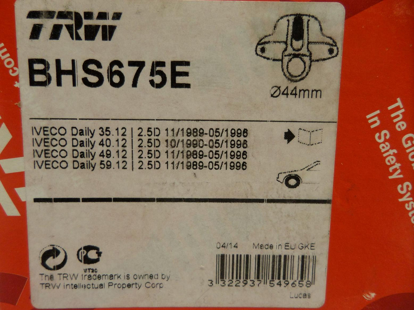PR25493_BHS675E_TRW Disc-Brake Caliper - Image5
