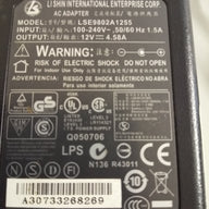 LI SHIN AC ADAPTER IN 240 V OUT12V ( LSE9802A1255 USED )